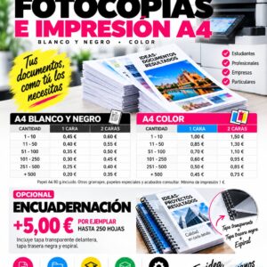 Servicio de Copistería